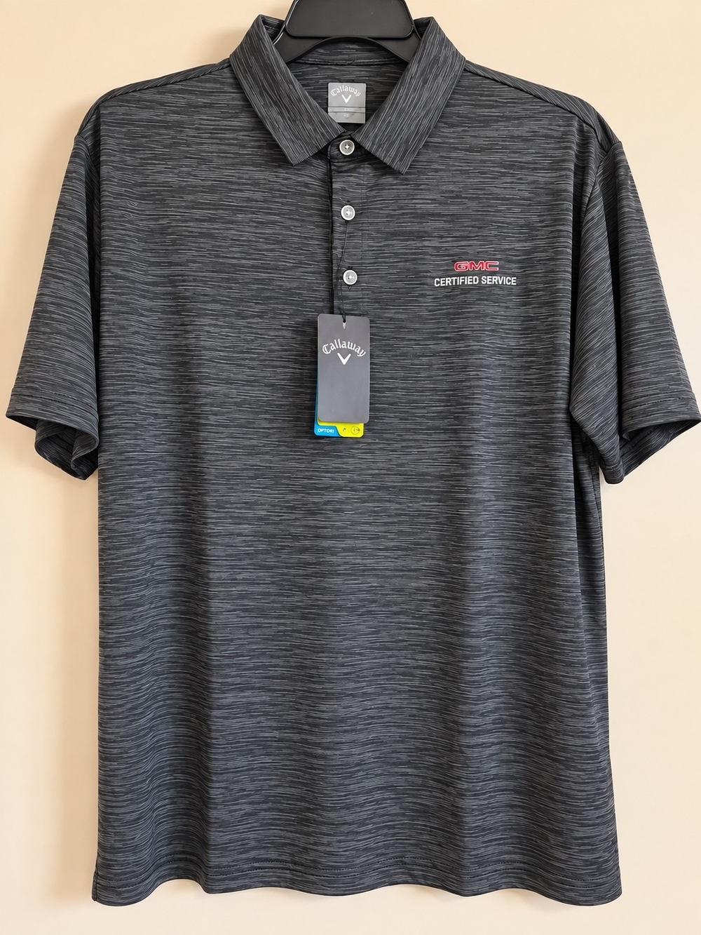 Callaway Men’s Dark Gray Embroidered Polo